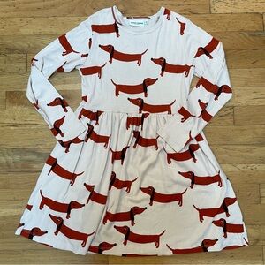 Mini Rodini Dachshund Print Dress